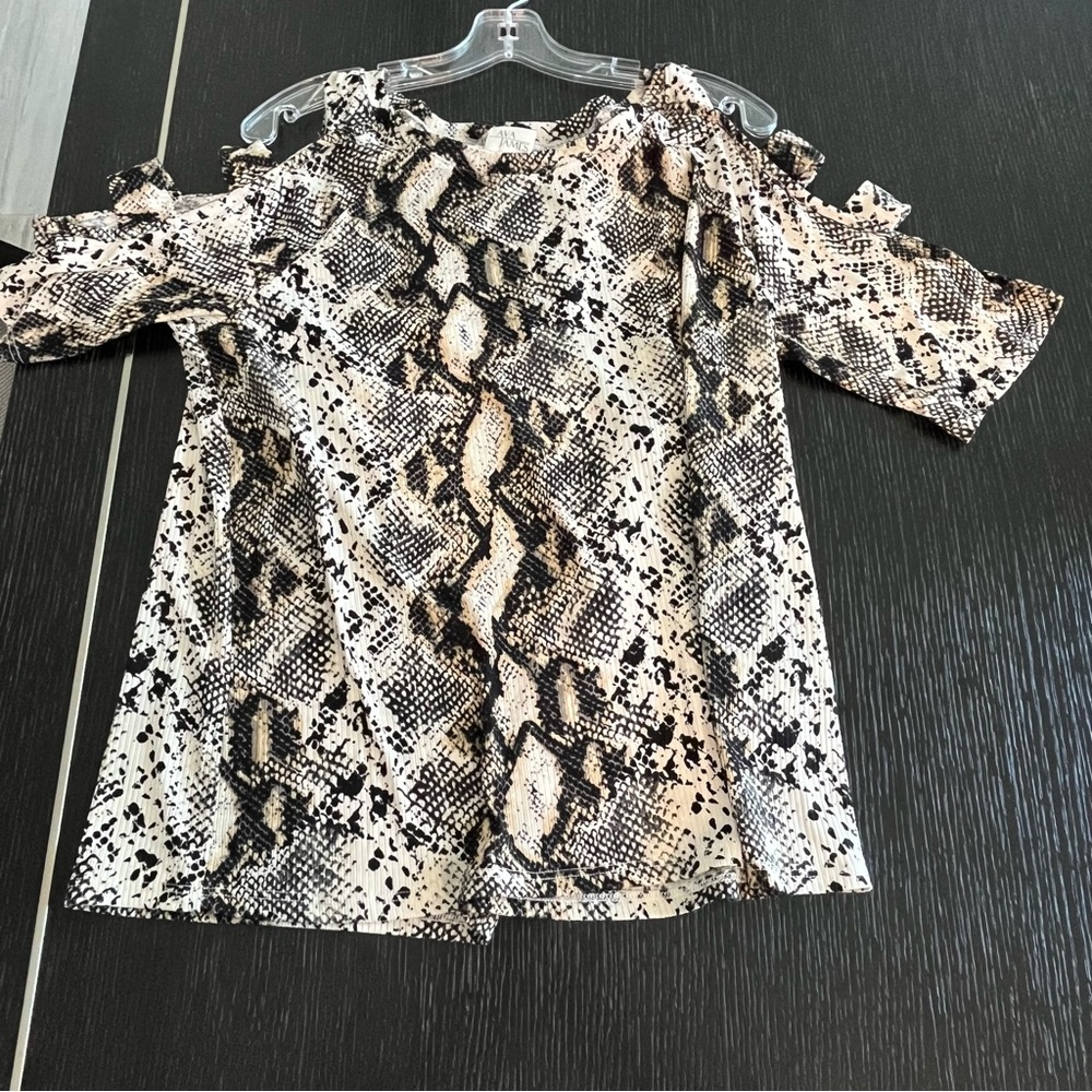 Snake Print Blouse